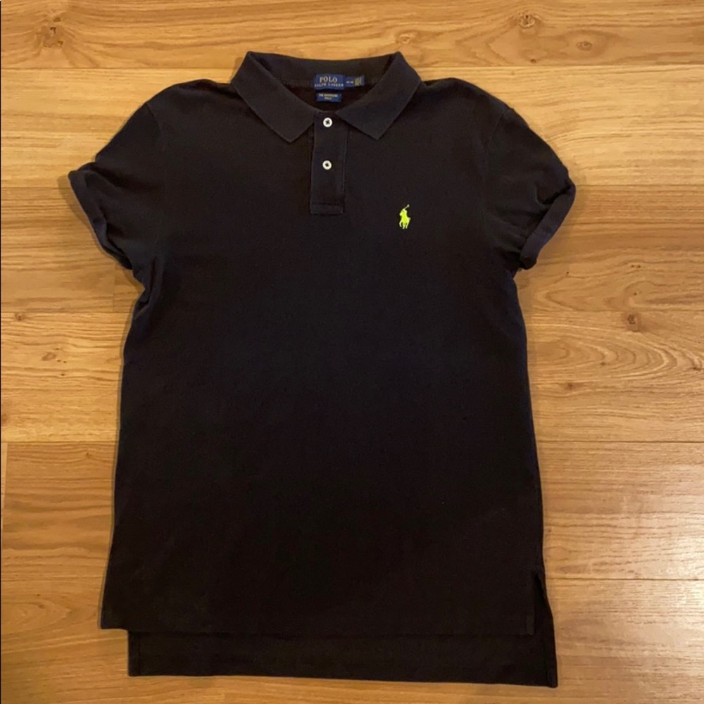Boyfriend Polo Shirt Black